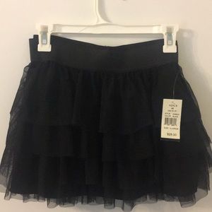 Tulle miniskirt